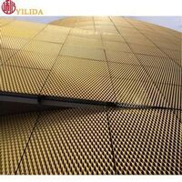 Best price 3d Decorative Aluminum Expanded Metal Exterior Building Facades Wall Cladding