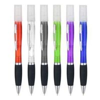 2021 High Quality Mini Portable Travel Perfume Bottle Retractable Hand Sanitizer Ballpoint Pen Plastic Spray Ballpoint Pen