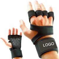 Wholesale Custom Logo Men Cross Training Fitness Weight Lifting Gym Gloves For Workout