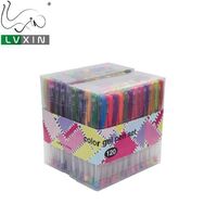 Factory Sales 120 Colors Custom Package Glitter Gel Pens Coloring Set