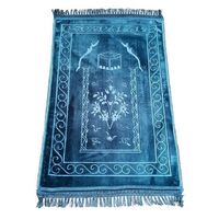 Factory price anti slip namaz salah mat Muslim prayer rug carpet