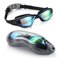 Amazon Hot Sale Swim Goggles, Swimming Goggles No Leaking Anti Fog UV Protection Triathlon Swim Glasses with Protection Case