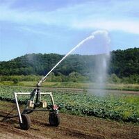 DN50 flange 0 - 360 Rotate Big Irrigation Sprinkler Rain Gun for Agriculture and Dedust High Pressure Cannon Sprinkler