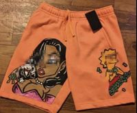 European and American hot brand shorts Cartoon trend Street