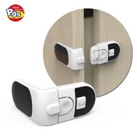 New adhesive plastic baby safe drawer angle locks