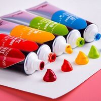 Professional 24 colour acrylic paints set