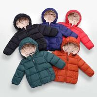 High Quality Kids Custom Puffer Jacket Hooded Windbreaker Jacket Kids Puffer Coats Baby Jackets & Outwears Boys' Winter Coats