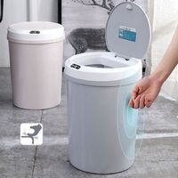 Supplier Wholesale Smart Automatic Waste Garbage Recycle Bin Trash Can With Sensor Touch-Free