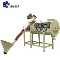 Simple dry mix mortar production line, 2-5T/h ceramic tile adhesive dry mortar mixer machines for sale