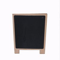 Fashion style mini wooden crafts small blackboard desktop message vertical blackboard decoration