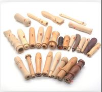 Factory Direct Wooden Handle Hardware Through Hole Wooden Handle Accessories Diy Seal Handle Wooden Crafts Can Be Customized