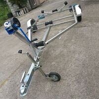 New design galvanized boat trailer with low price