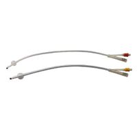 CE approved silicone/latex foley catheter for single use