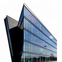 2018 frameless aluminum glass curtain wall profile