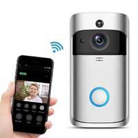 40% Off Durable Waterproof 1080P Hd Small Door Bell Wifi Intercom Smart Security Ring Wirelss Camera Video Doorbells