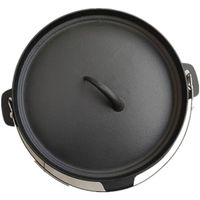 vegetable oil coating cast iron camping dutch oven