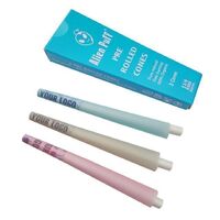 Customize multicolor pink pre rolled cones with tip king size 109 98 84mm paper smoking papers,3 cones per box