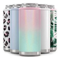 Eco friendly 12 oz double wall slim sublimation skinny can cooler