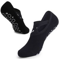 Custom Brand Non-Slip Cotton Meia Pilates Sock Calcetas Yoga Ballet Dancing Rubber Sole Socks For Yoga