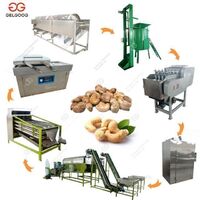 500kg/h Automatic Cashew Shelling Production Line Roasting Plant Cashew Nut Processing Machine