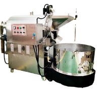 Hot Sale 300kg 400kg Automatic cashew nut roaster/grain&seeds roasting machines/cocoa bean roasting machine