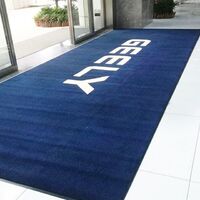 Custom Nylon Welcome Mat for Front Door Entrance Logo Rugs customize floor mat for show Company LOGO