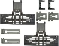 Dishwasher Rack Adjuster Kit 4 in 1 Contains W10546503 & W10195839 & W10195840 & W10250160 Dishwashers Rack Adjusters