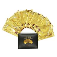 Private Label Eye Gel Pads Hydrogel Crystal 24K Gold Collagen Korean Eye Mask Under Eye Patch