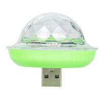 Factory Supply Usb Small Magic Ball Colored Lights Mini Laser Lamp