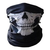 Outdoor cycling fishing sun-proof Face mask skeleton Ghost Party Neck warmer masks Tactical CS Hunting seamless magic scarf Tube