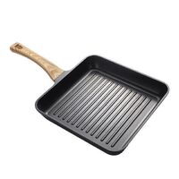 High quality environmentally friendly black aluminum alloy non-stick frying pan steak frying pan