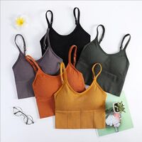 Manufacturers Direct Sales Kaka U back chest Camisole sports Wrapped Chest Girl women Vest Seamless Bra Tube Top