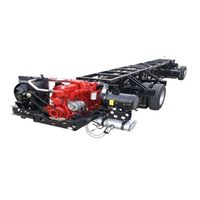 12m Bus Chassis Diesel Engine Leaf Spring Bus Chassis Left Drive 13640*2434mm 110km/h 18000kg EQ6120 Cummins ISL375 Metral 40-55