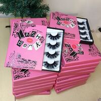 2021 new arrivals 4pairs mink lash box book packaging case Full Strip fluffy vegan 25mm 3D eye lashes wholesale vendor eyelashes