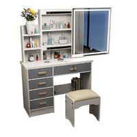 Modern design wooden dressing table bedroom furniture white dressing table with mirror drawer factory direct sales