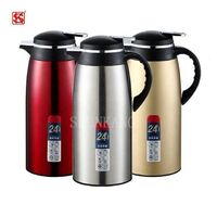 Glass liner Stainless Steel insulated water jug thermal Carafe Coffee pot Vacuum flask