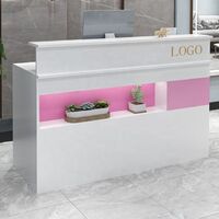 LOGO Cashier Counter Table Shop Display Furniture Mobile Shop Counter Modern Shop Checkout Counters For Restaurant