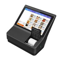 new product 10.1 inch black touch pos system with printer android pos tablet pos system