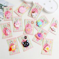 Melody Keychain Cute Cartoon Key Covers Set Accessories Keychain Pendant for House Key Christmas Gift