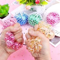 Squishy Ball Toy glitter 6cm squeeze ball Relieve Pressure Rubber Balls For capsule