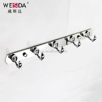 WESDA Wall Mounted SUS201 and Zinc bathroom hook for hotel 318