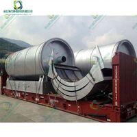 Quality 1 Ton Tyre Pyrolysis Waste Get Oil Recycling Plant Crude Oil Machine