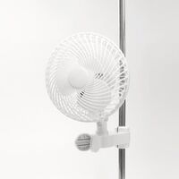 New Design 6 Inch Grow Tent Fan with 180 Degree two speeds Oscillating Clip on Fan for Indoor Gardening and Hydroponics