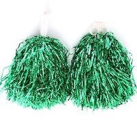 NonFading Metallic Streamer Pompoms Cheerleading Cheerleader pompom ball cheering dance pom aerobics sports item Supply