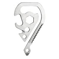 Multi-Function Keychain Outdoor Portable EDC Gadget Stainless Steel Hex Wrench Opener