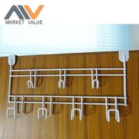 Household Over The Door Clothes Hook Wall Coat Hook With 7 Hanger