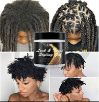 Private Label African Black Hair Styling Extra Hold Shining Loc Twist Braid Gel 2021