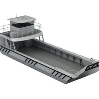 15m V hull aluminum landing craft boat barge for sale