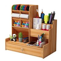 Wooden assembled desk table organizer pen colored wood organizer pen holder pen holder stationery organizer