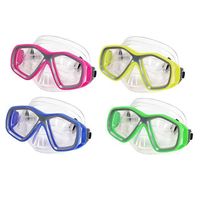 Fashion design waterproof glasses big frame wide clear vision swimming goggle